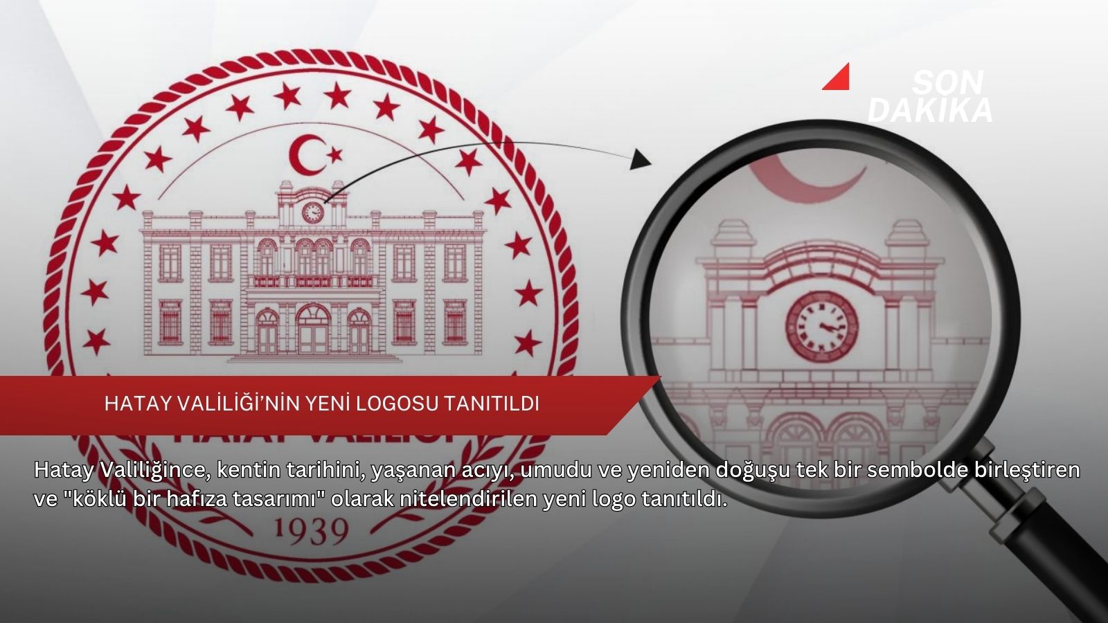 Hatay Valiliği’nin yeni logosu tanıtıldı