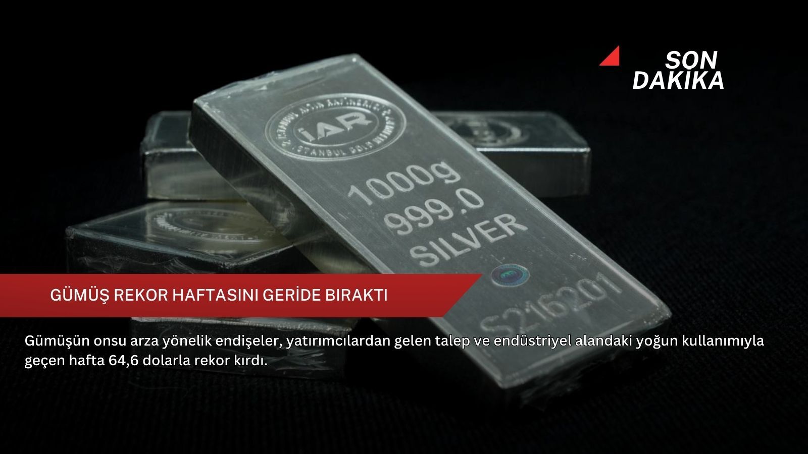 Gümüş rekor haftasını geride bıraktı