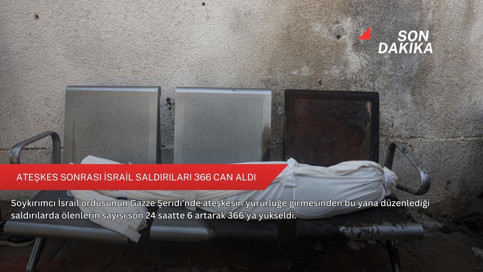 Ateşkes sonrası İsrail saldırıları 366 can aldı