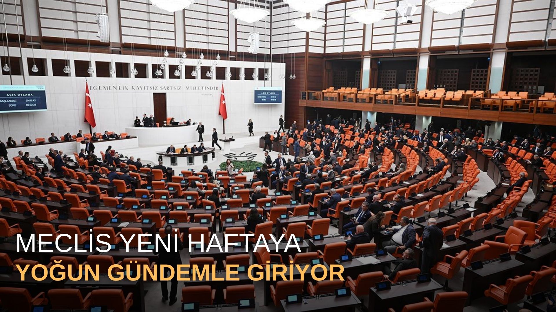 Meclis yeni haftaya yoğun gündemle giriyor