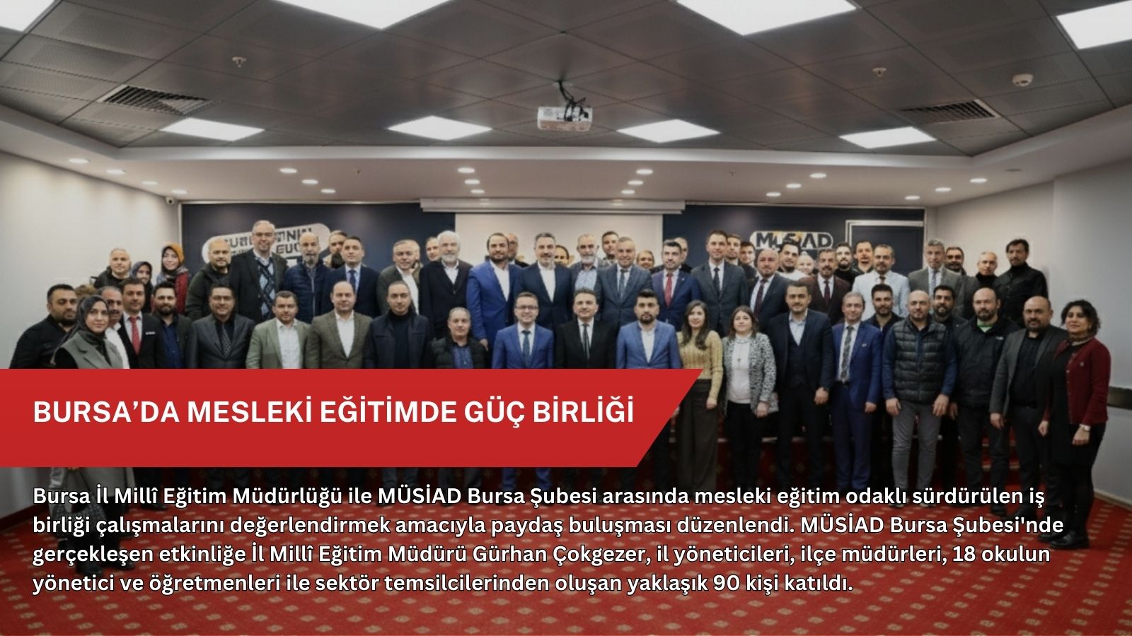 Bursa’da mesleki eğitimde güç birliği