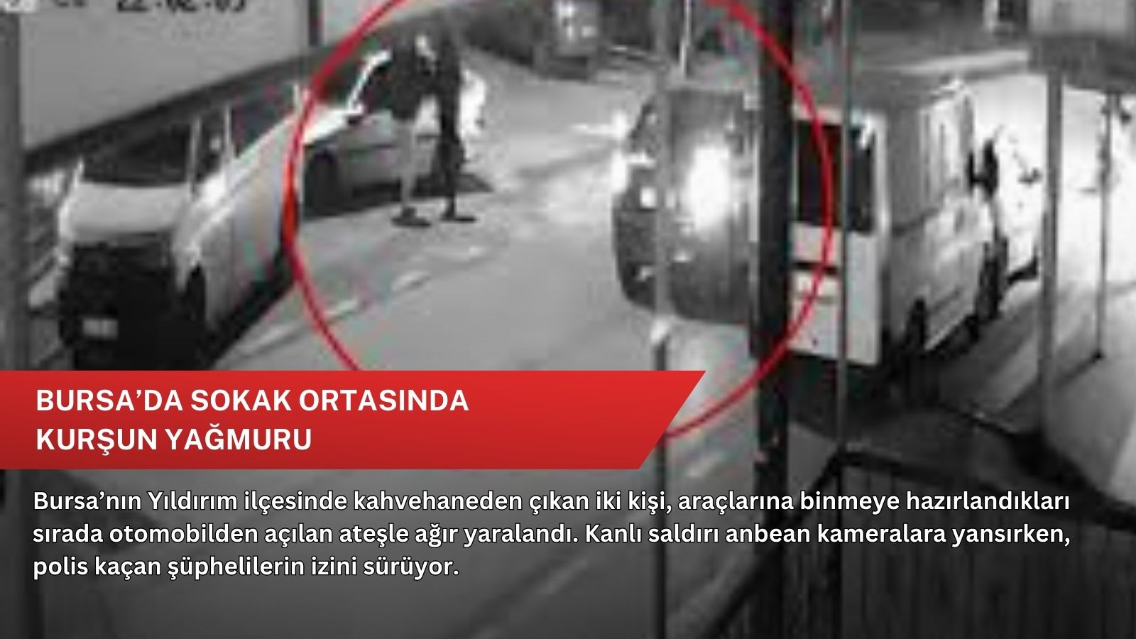 Bursa’da sokak ortasında kurşun yağmuru