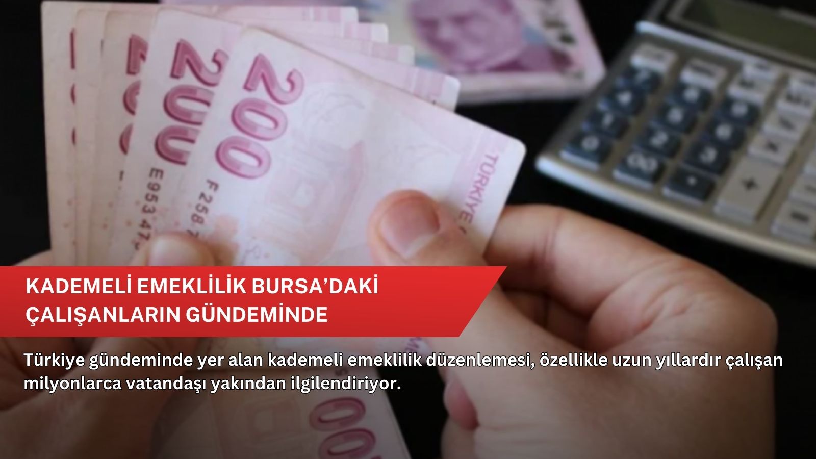 Kademeli emeklilik Bursa’daki çalışanların gündeminde
