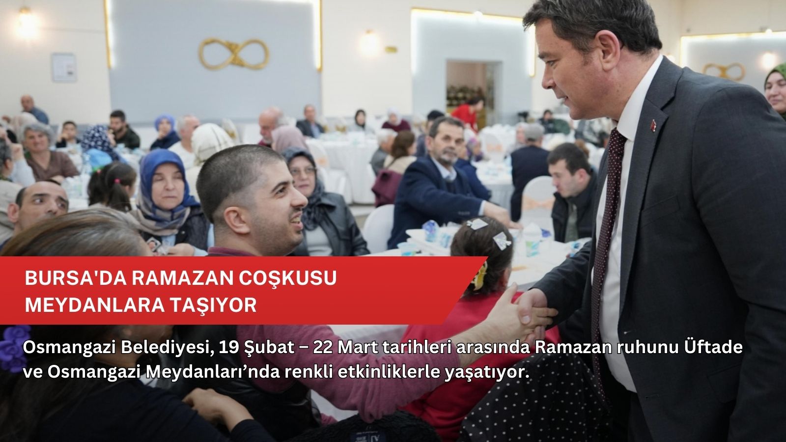 Bursa'da Ramazan coşkusu meydanlara taşıyor