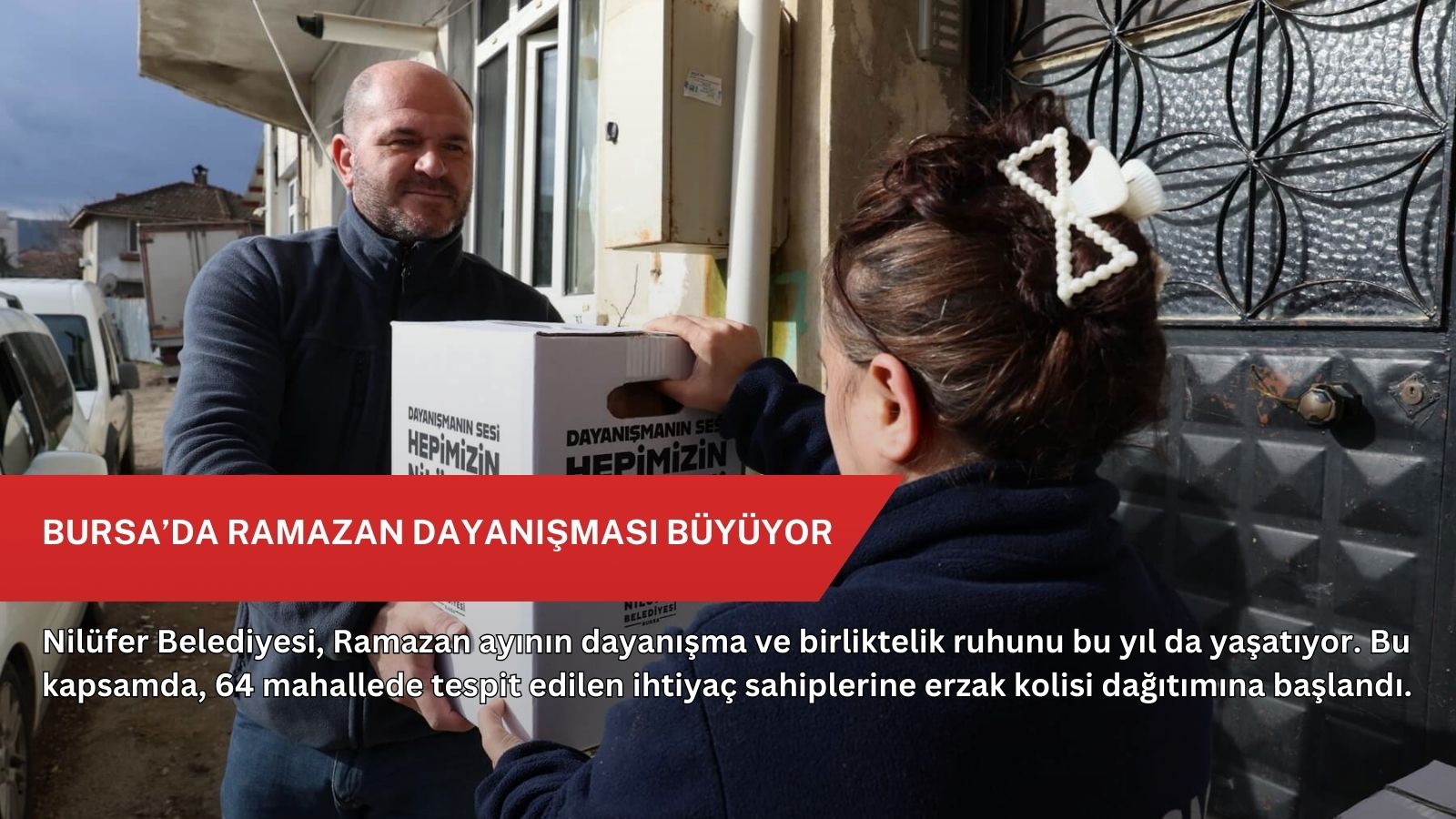 Bursa’da Ramazan dayanışması büyüyor