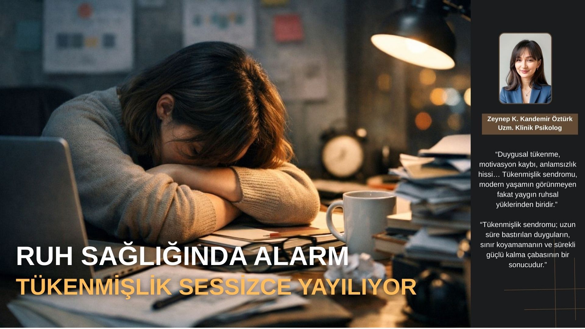Ruh Sağlığında Alarm: Tükenmişlik Sessizce Yayılıyor