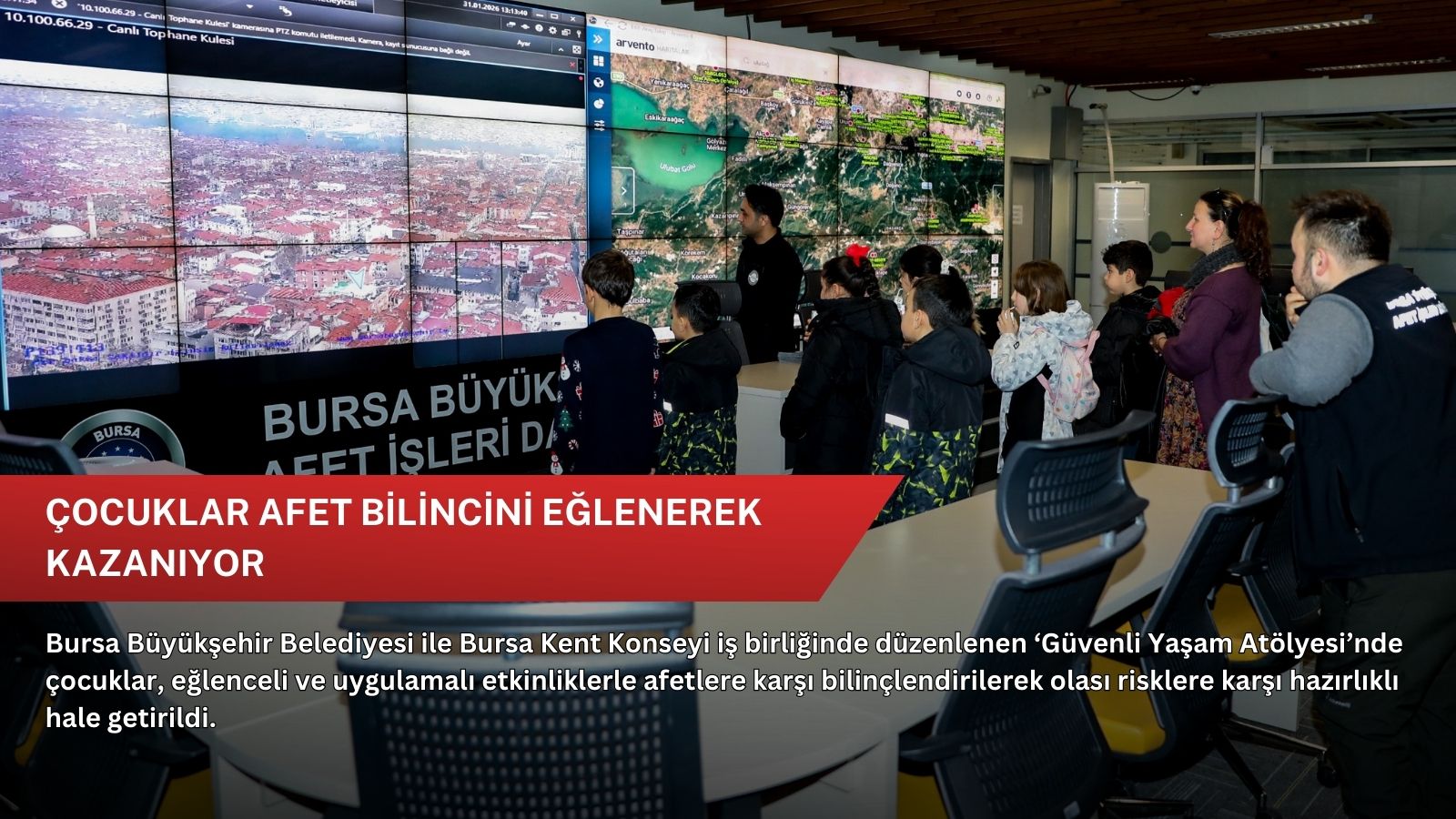 Çocuklar afet bilincini eğlenerek kazanıyor