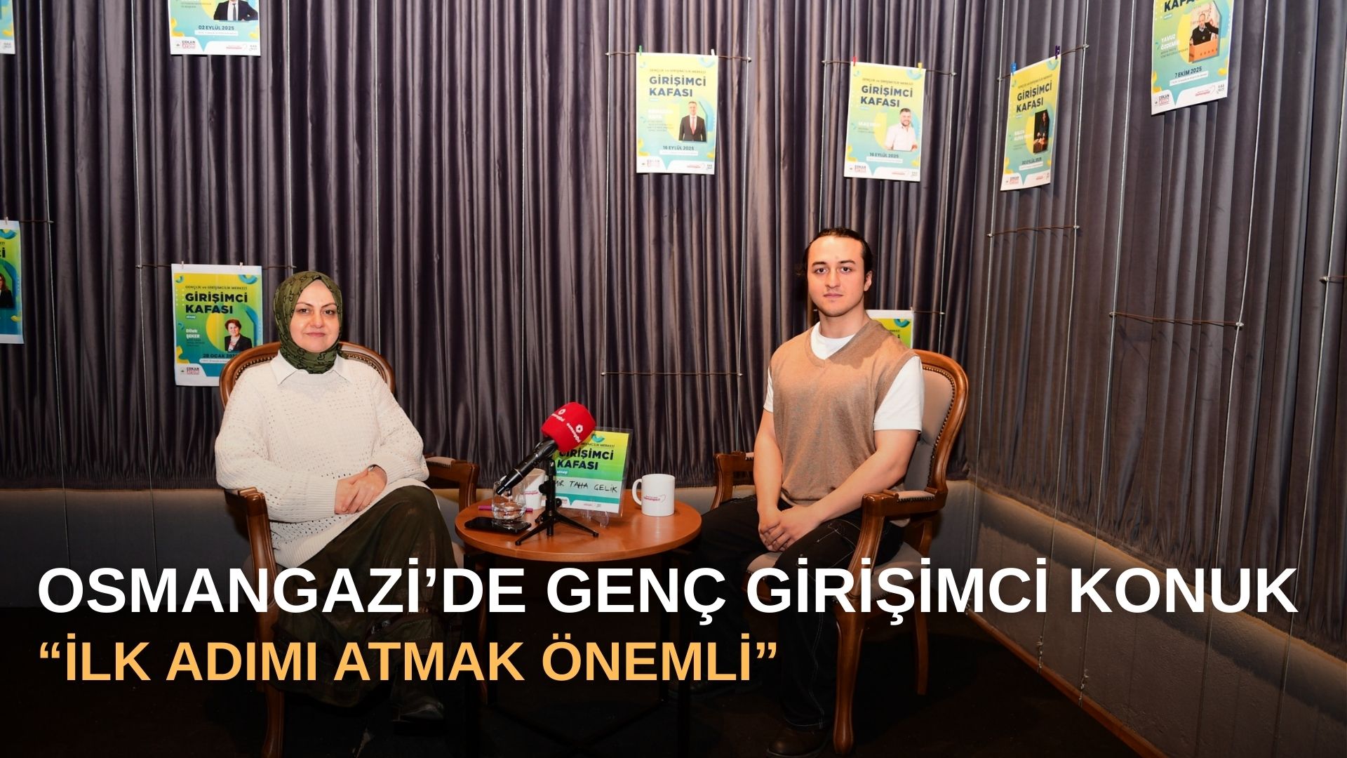 Osmangazi’de genç girişimci konuk: “İlk adımı atmak önemli”