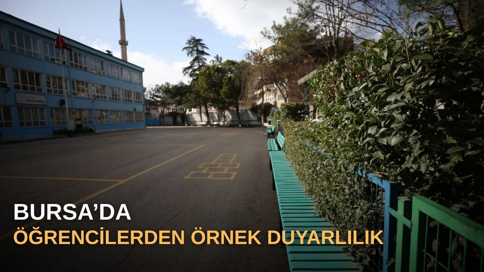 Bursa’da öğrencilerden örnek duyarlılık