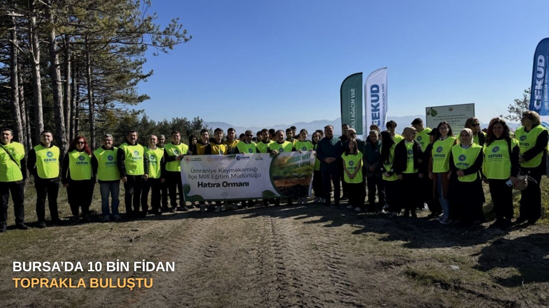 Bursa’da 10 bin fidan toprakla buluştu
