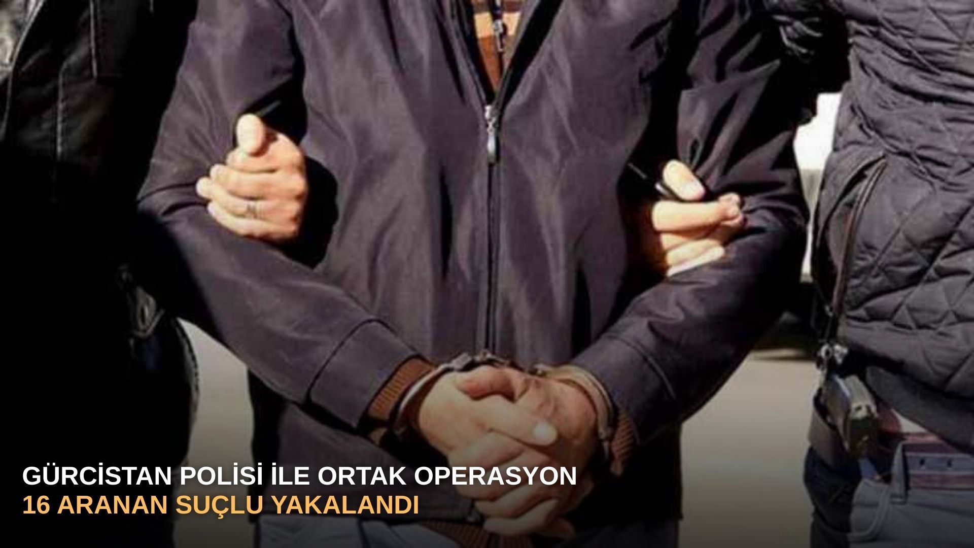 Gürcistan polisi ile ortak operasyon: 16 aranan suçlu yakalandı