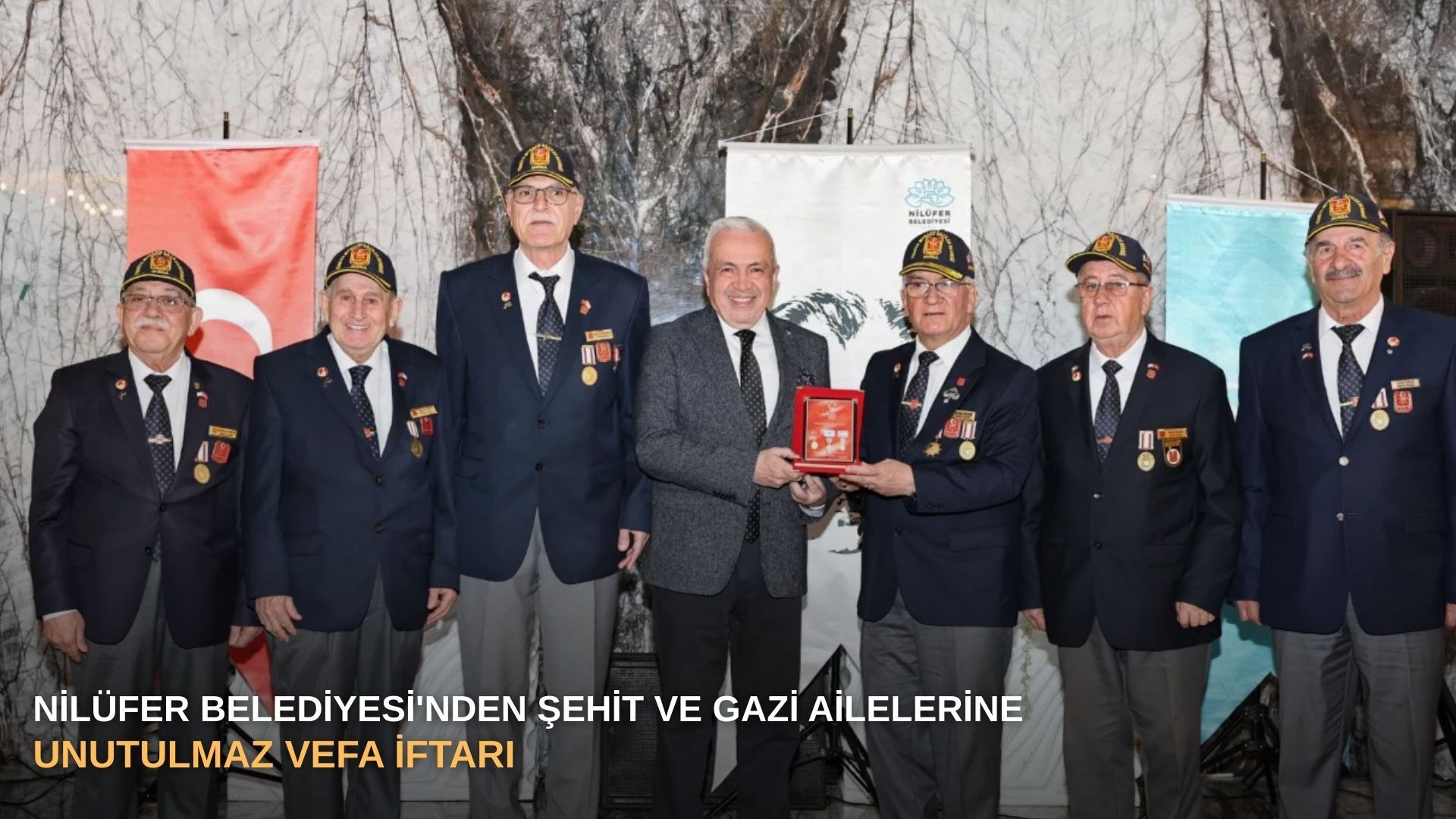 Nilüfer Belediyesi'nden şehit ve gazi ailelerine unutulmaz vefa iftarı