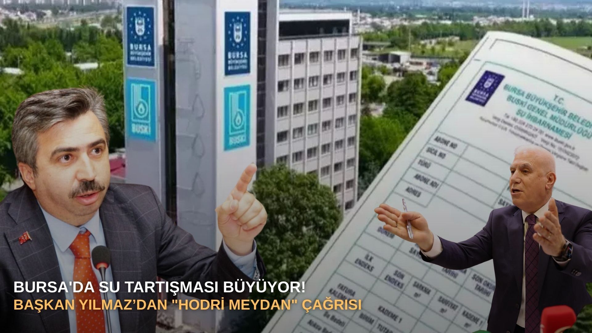 Bursa'da su tartışması büyüyor!  Başkan Yılmaz’dan "Hodri meydan" çağrısı