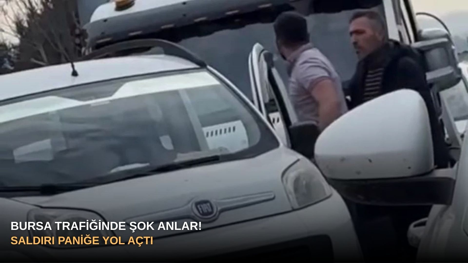 Bursa trafiğinde şok anlar! Saldırı paniğe yol açtı