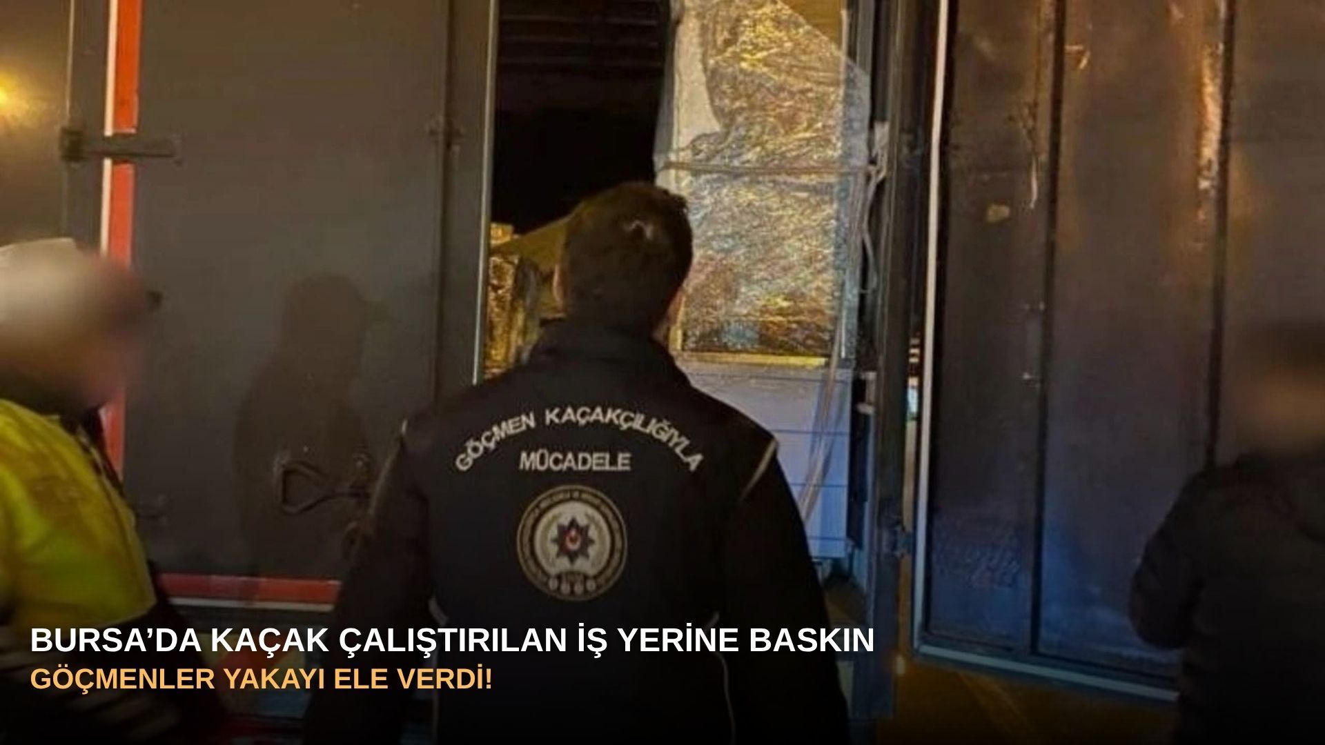Bursa’da kaçak çalıştırılan iş yerine baskın: Göçmenler yakayı ele verdi!