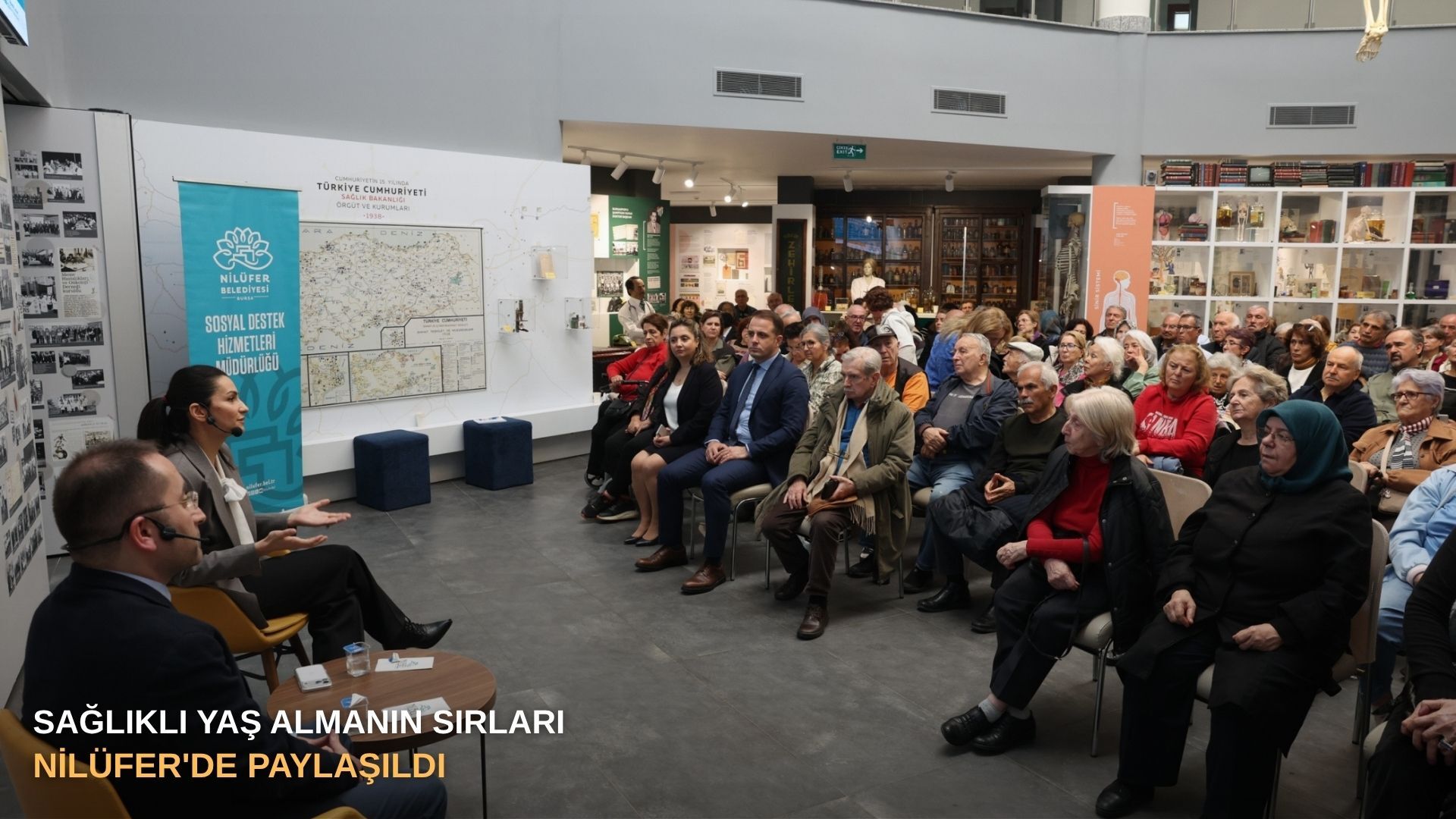 Sağlıklı yaş almanın sırları Nilüfer'de paylaşıldı