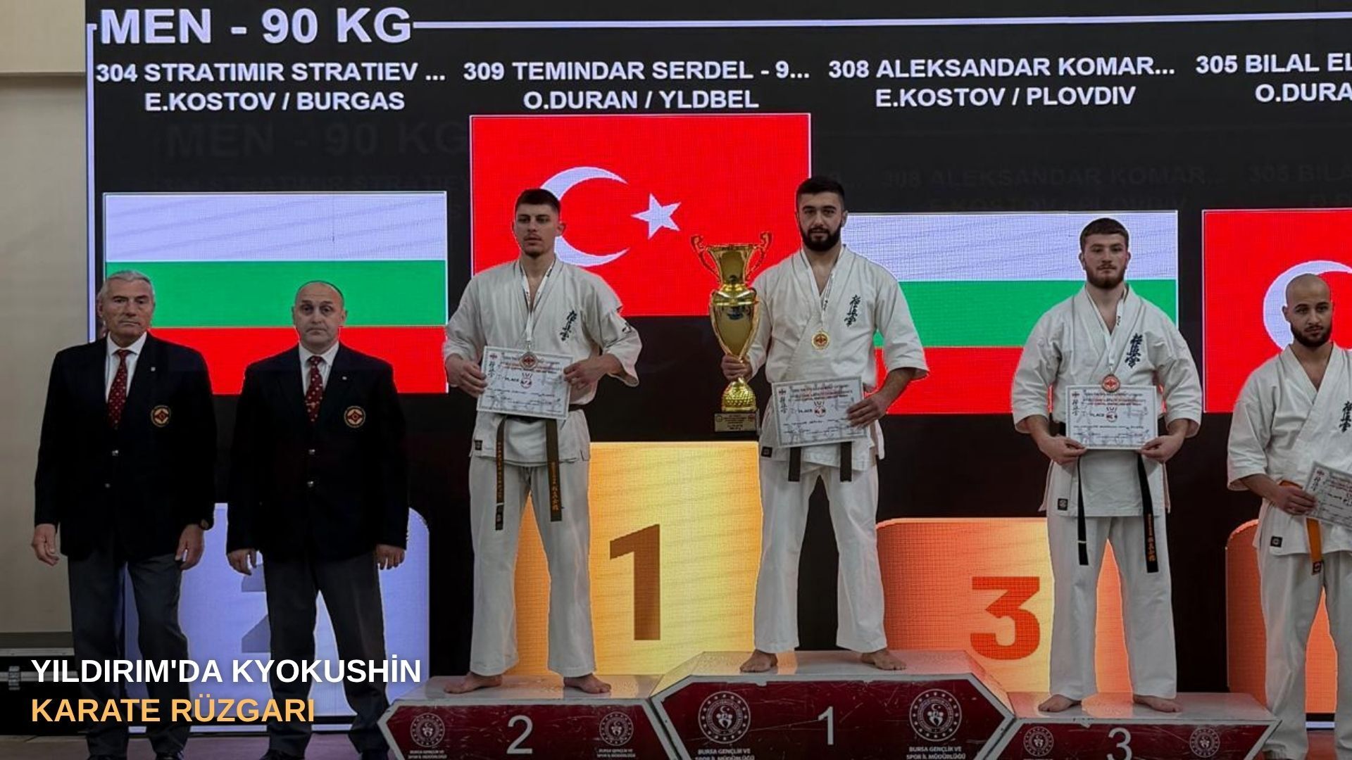 Yıldırım'da Kyokushin karate rüzgarı