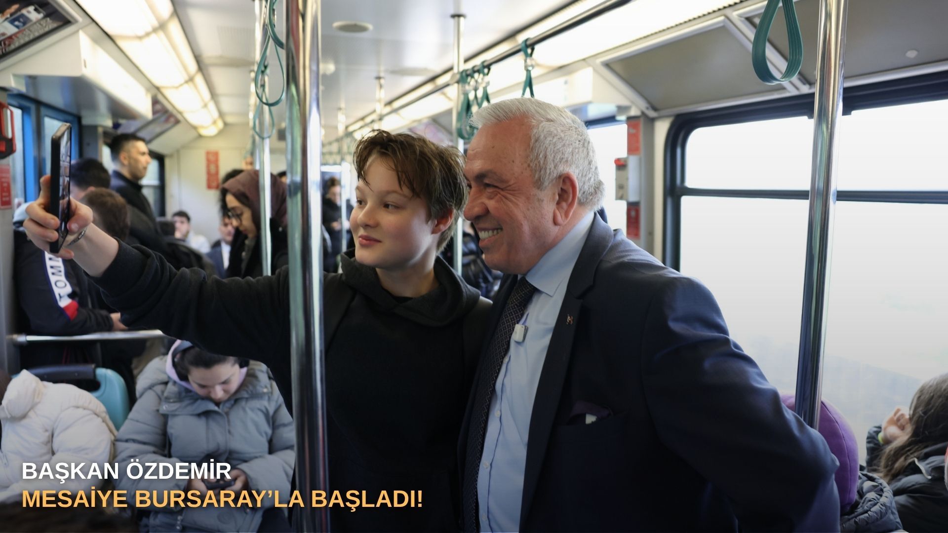 Başkan Özdemir mesaiye BursaRay’la başladı!