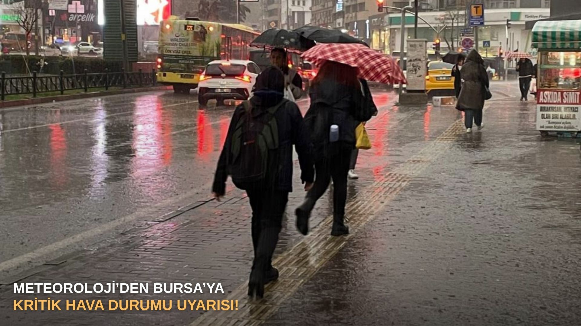 Meteoroloji’den Bursa’ya kritik hava durumu uyarısı!