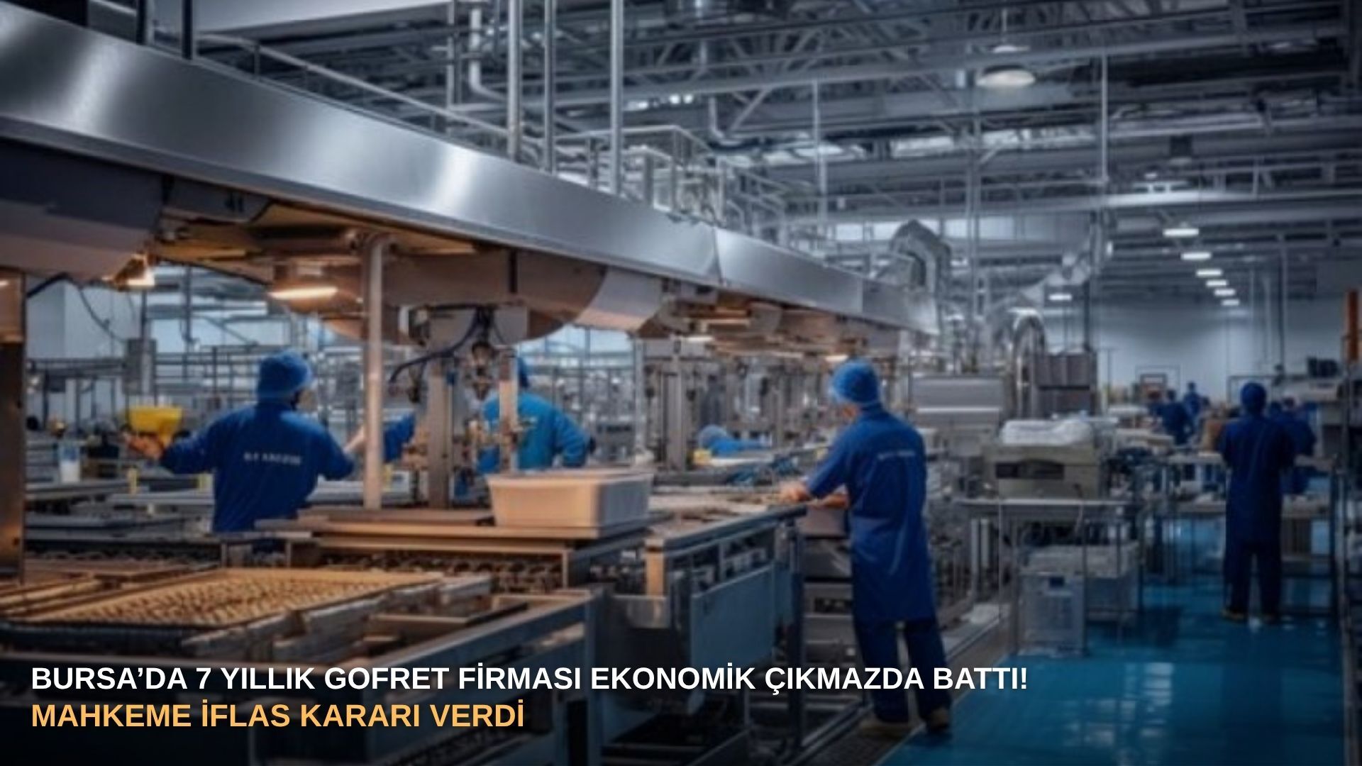 Bursa’da 7 yıllık gofret firması ekonomik çıkmazda battı! Mahkeme iflas kararı verdi
