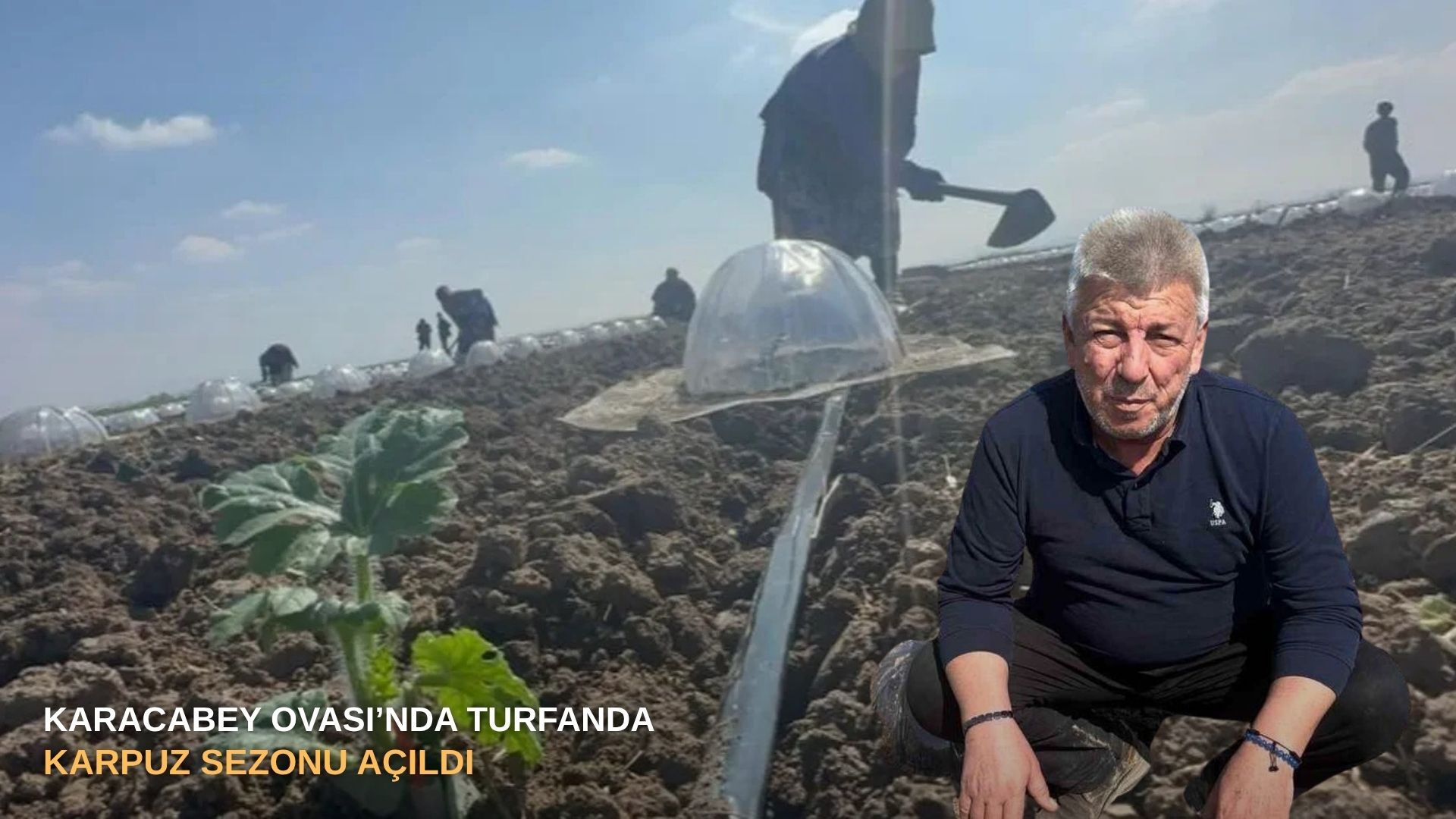 Karacabey Ovası’nda Turfanda karpuz sezonu açıldı