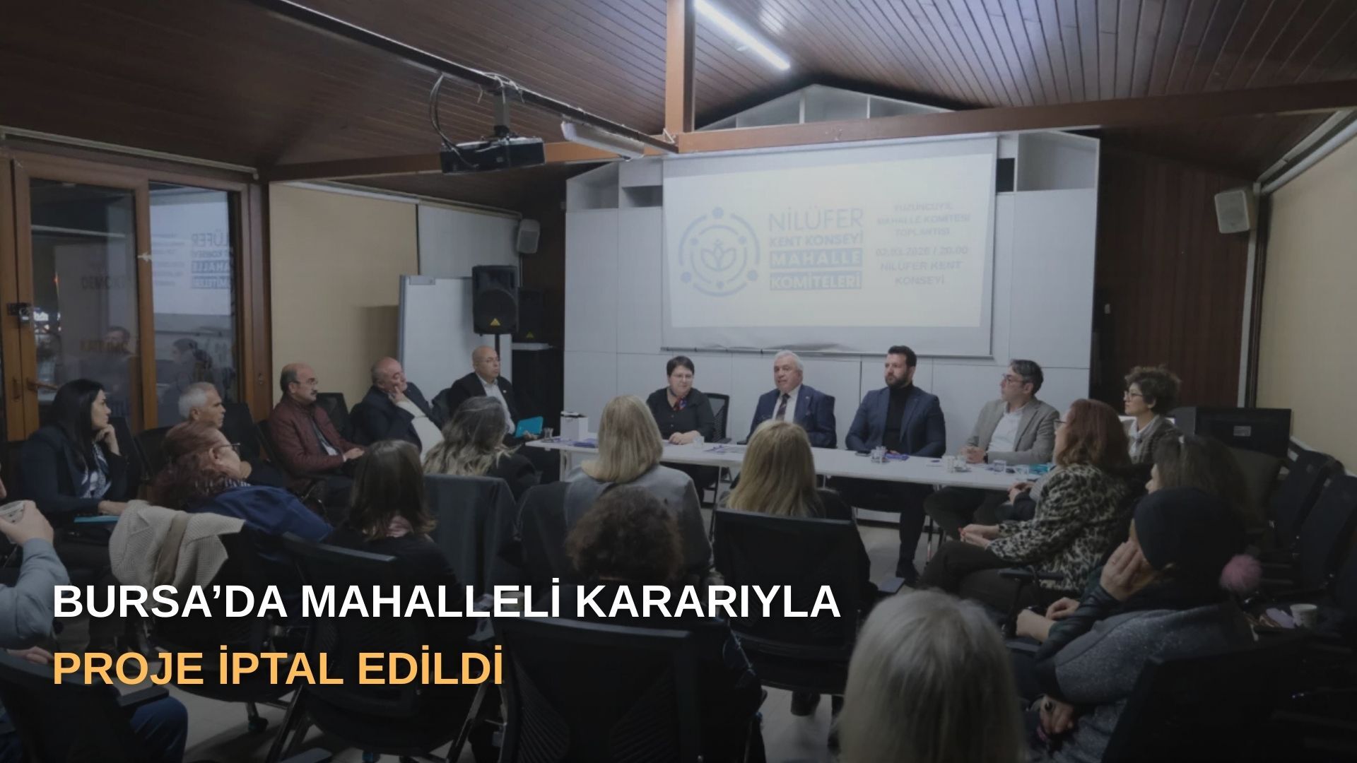 Bursa’da Mahalleli Kararıyla Proje İptal Edildi
