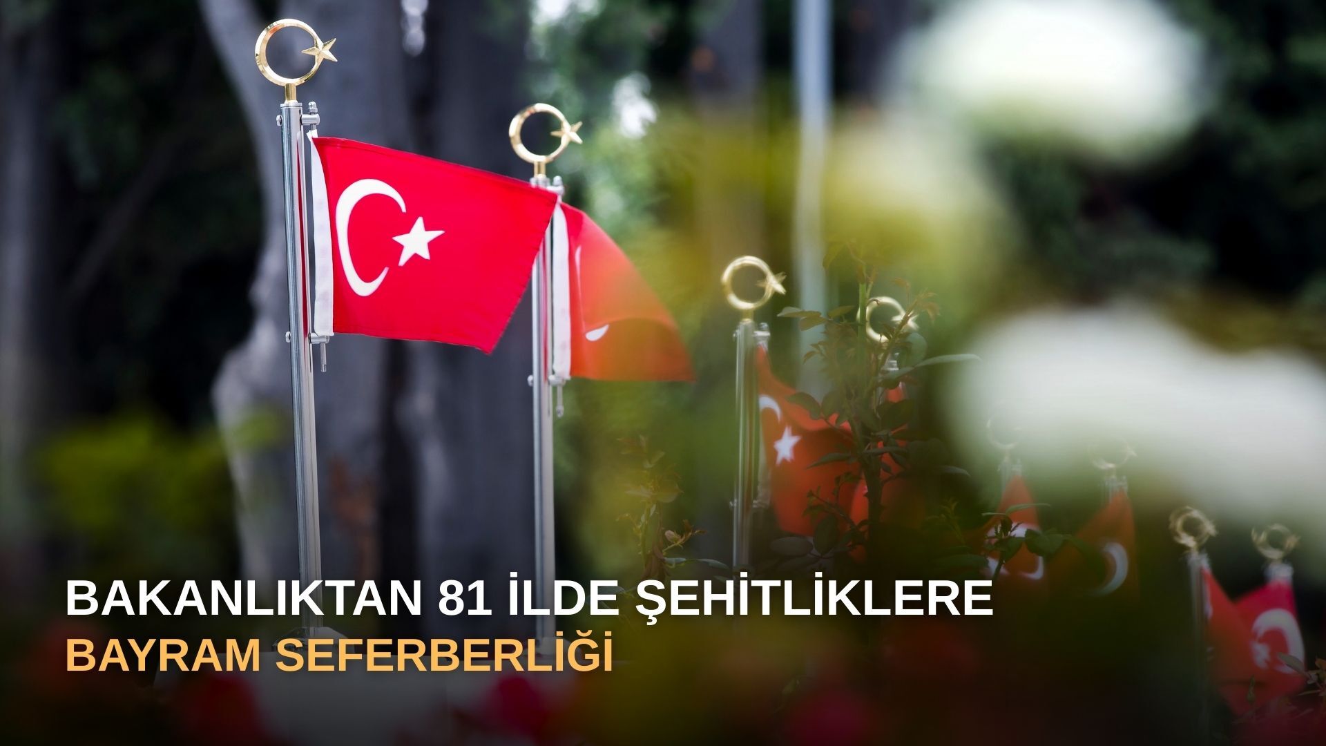 Bakanlıktan 81 İlde Şehitliklere Bayram Seferberliği