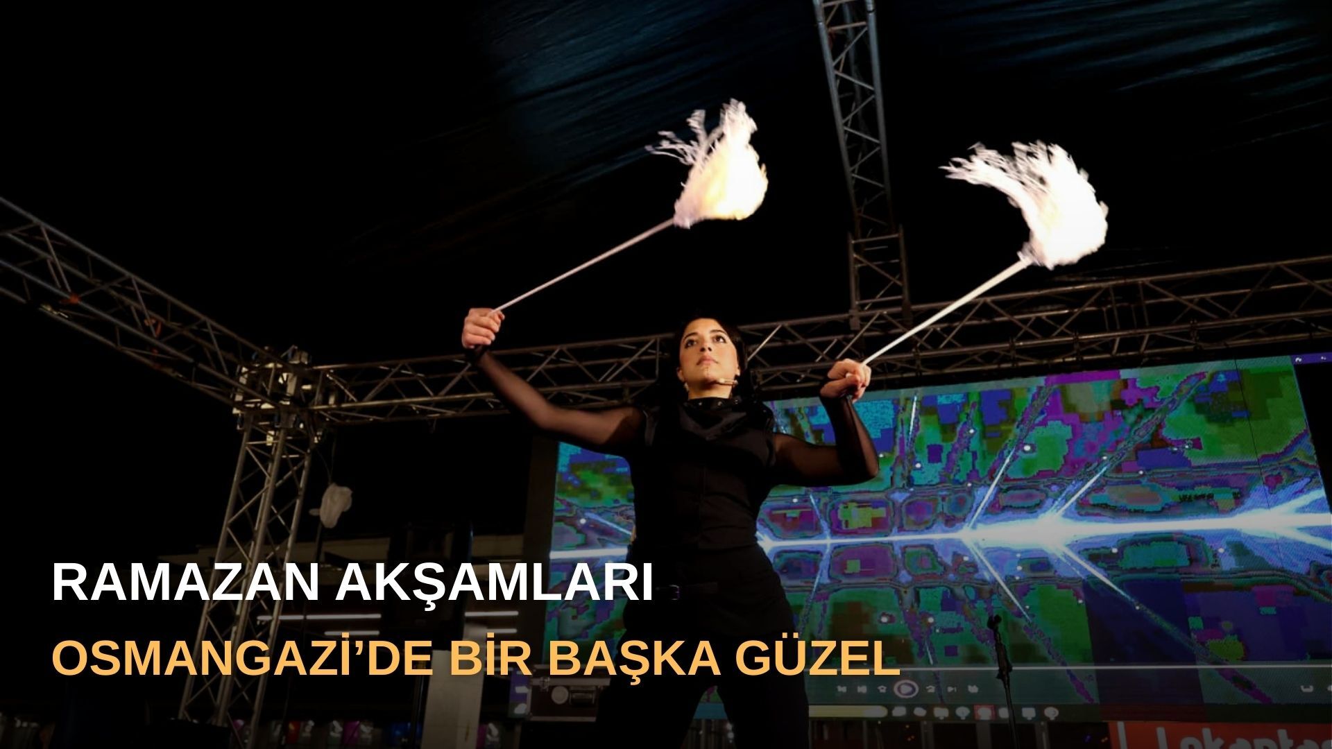 Ramazan akşamları Osmangazi’de bir başka güzel