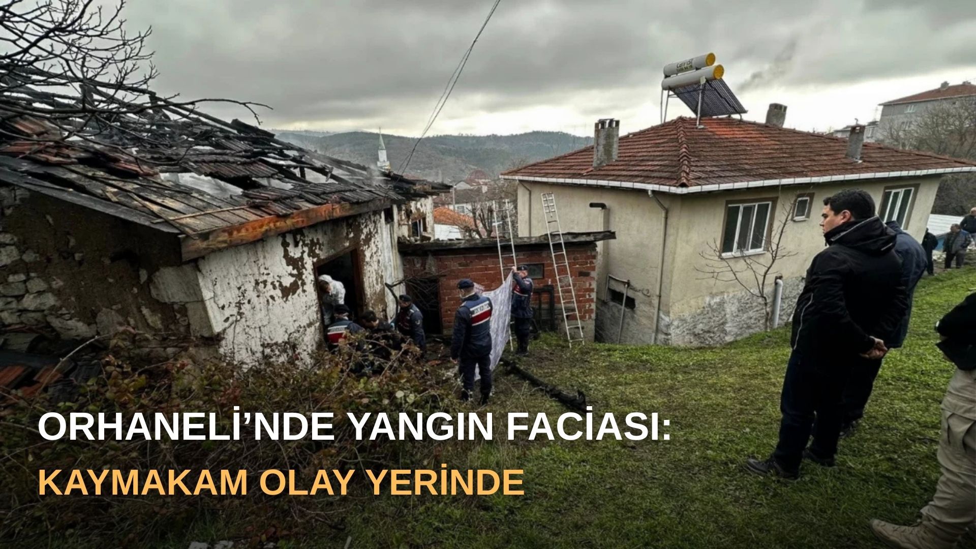 Orhaneli’nde yangın faciası: Kaymakam olay yerinde