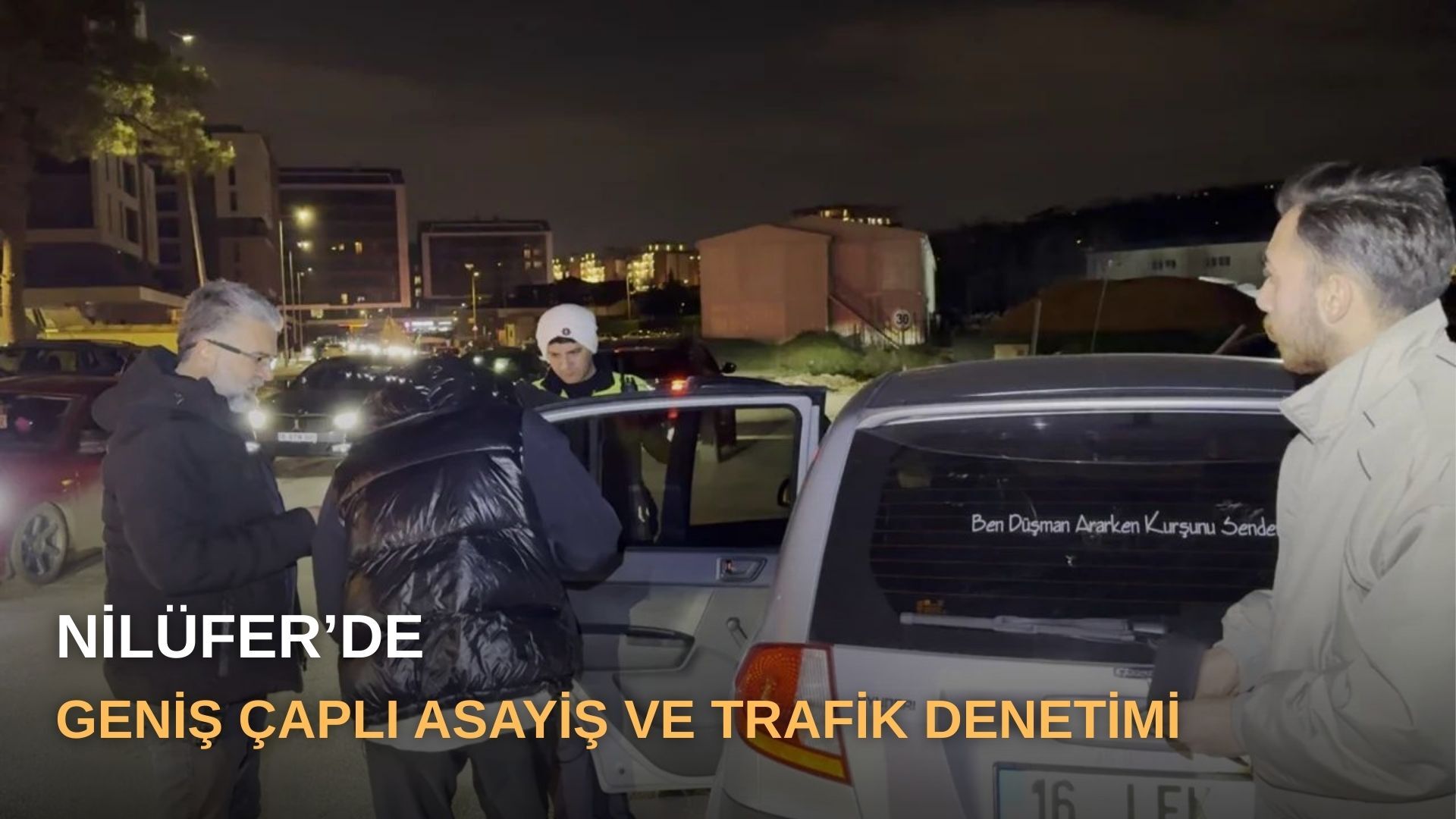 Nilüfer’de geniş çaplı asayiş ve trafik denetimi