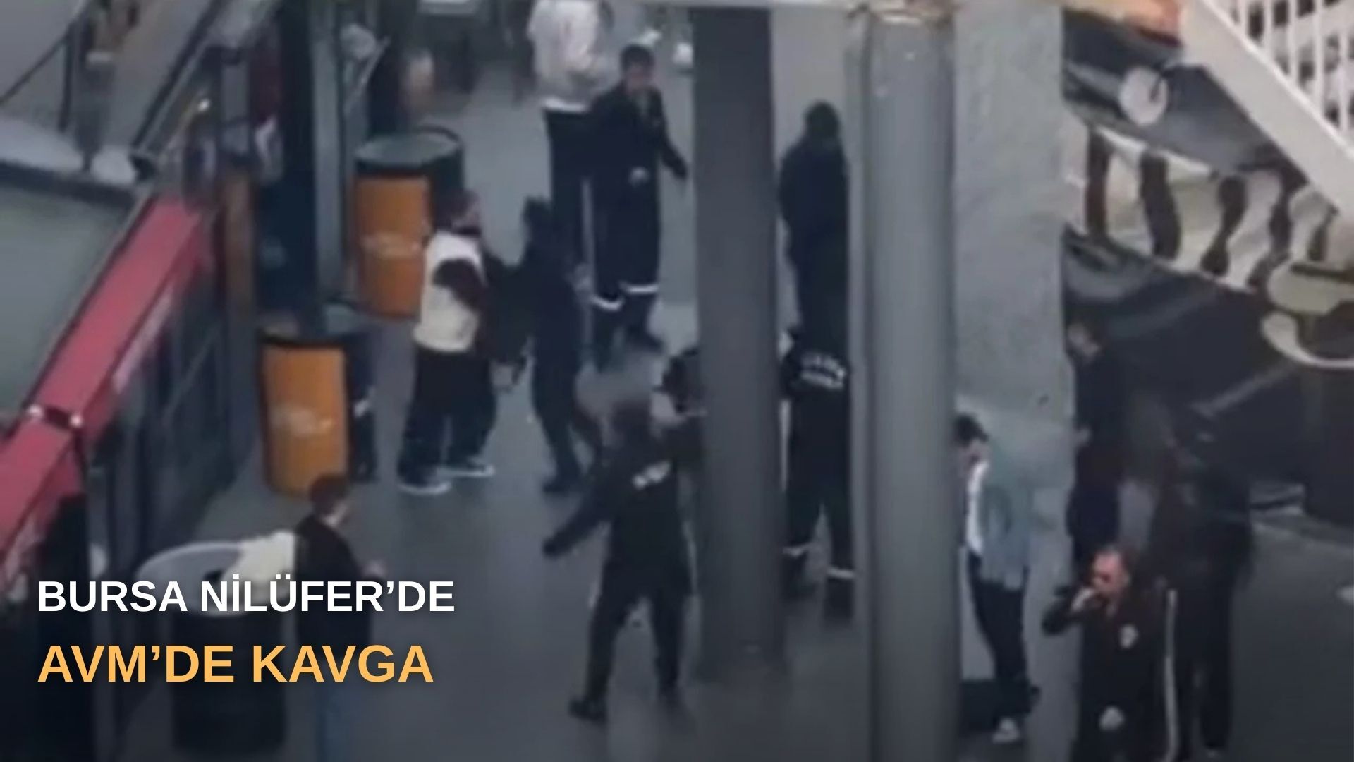 Bursa Nilüfer’de AVM’de kavga