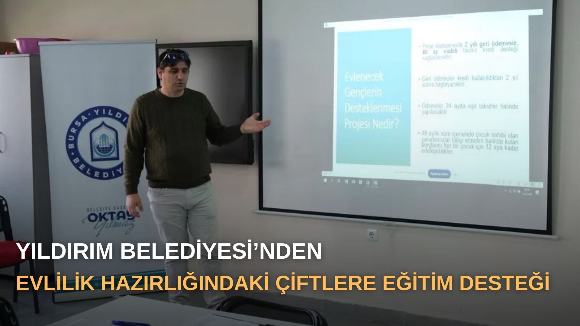 Yıldırım Belediyesi’nden evlilik hazırlığındaki çiftlere eğitim desteği