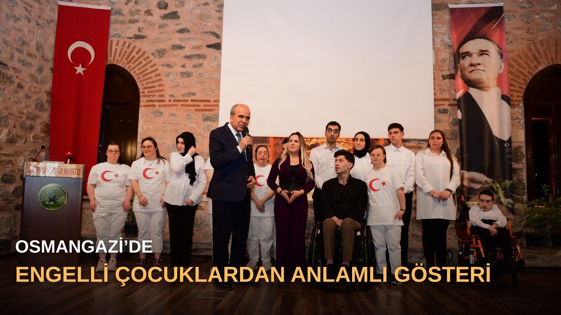 Osmangazi’de engelli çocuklardan anlamlı gösteri