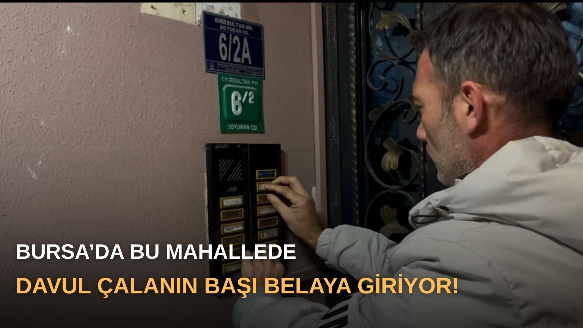 Bursa’da bu mahallede davul çalanın başı belaya giriyor!