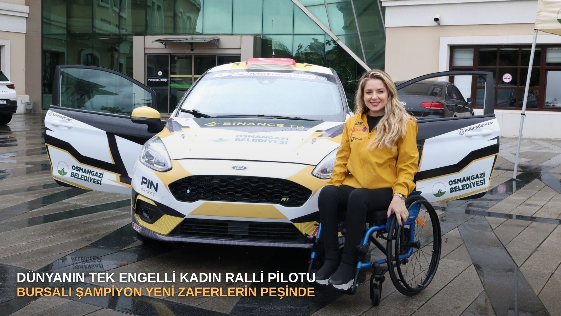 Dünyanın tek engelli kadın ralli pilotu: Bursalı şampiyon yeni zaferlerin peşinde