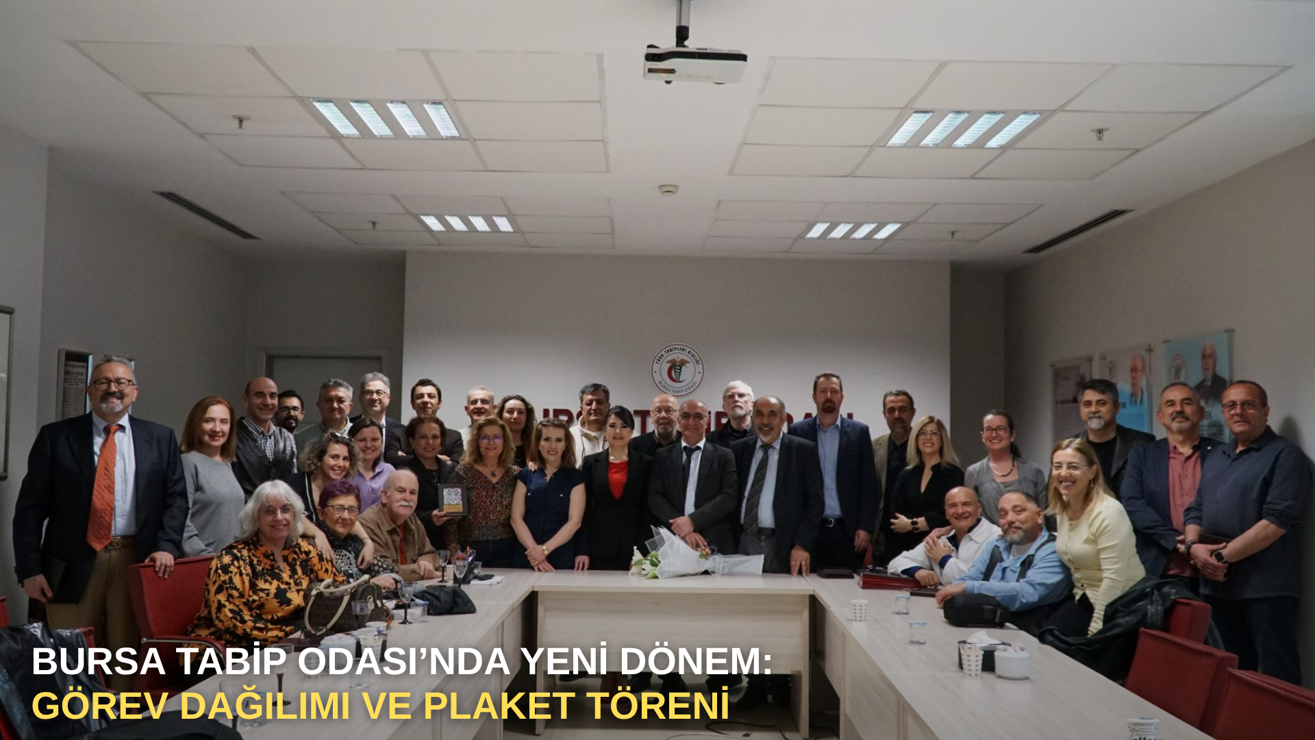 Bursa Tabip Odası’nda Yeni Dönem: Görev Dağılımı ve Plaket Töreni