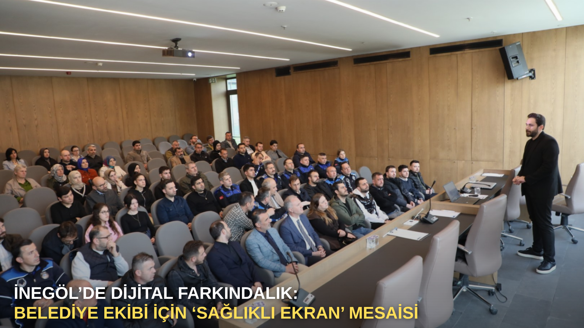 İnegöl’de Dijital Farkındalık: Belediye Ekibi İçin ‘Sağlıklı Ekran’ Mesaisi