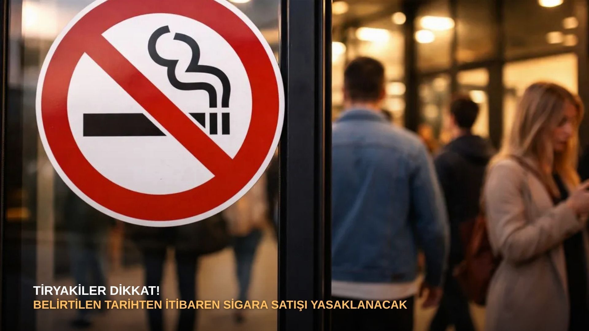 Tiryakiler dikkat!  Belirtilen tarihten itibaren sigara satışı yasaklanacak