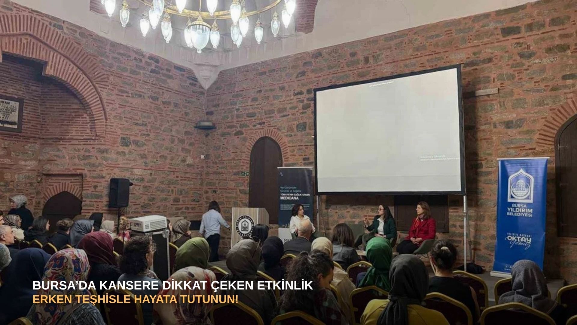 Bursa’da kansere dikkat çeken etkinlik: Erken teşhisle hayata tutunun!