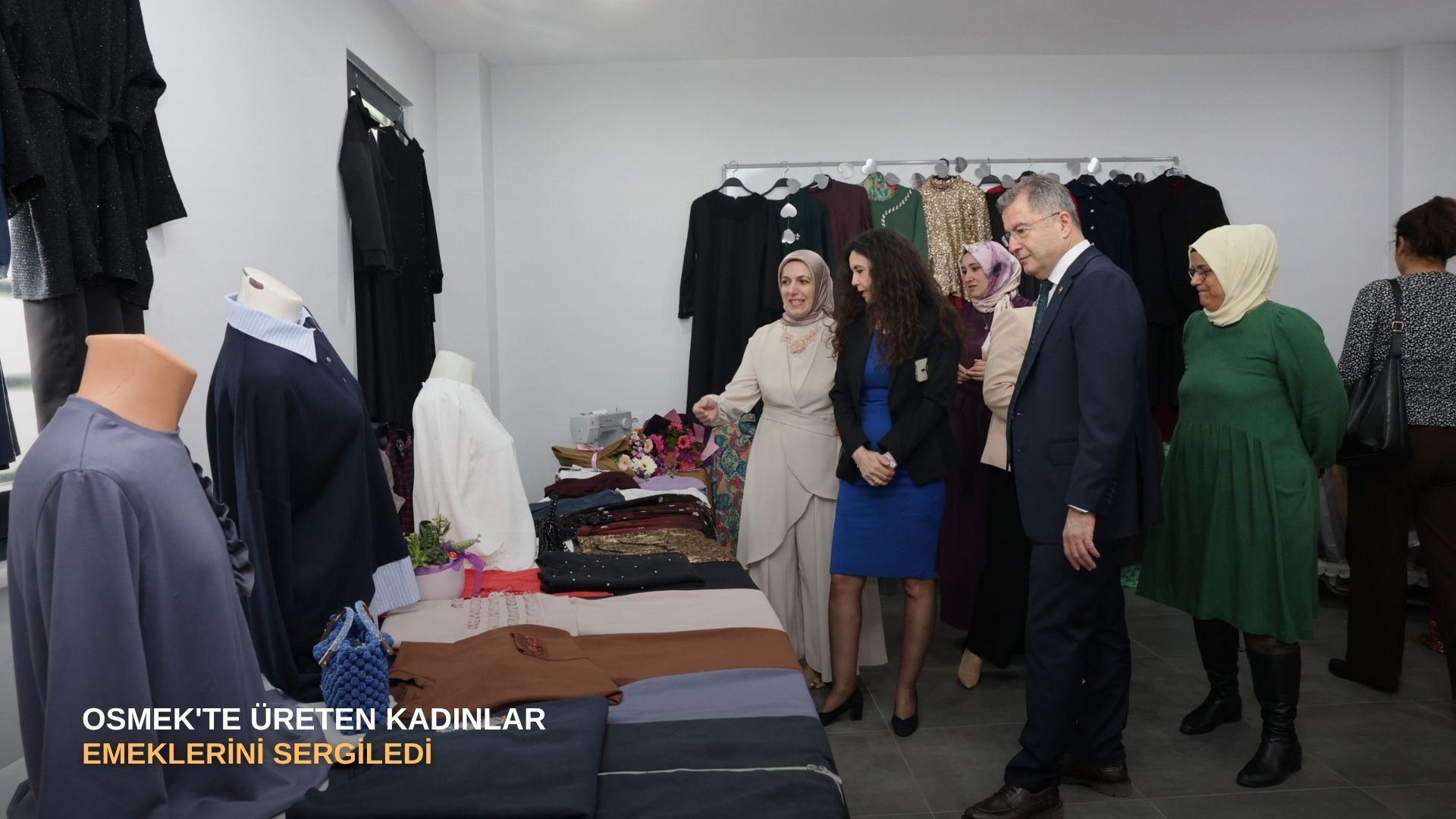 OSMEK'te üreten kadınlar emeklerini sergiledi