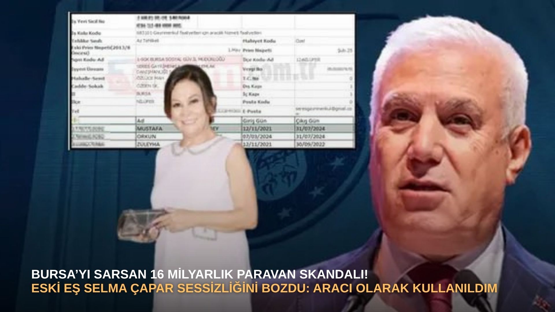 Bursa’yı sarsan 16 milyarlık paravan skandalı! Eski eş Selma Çapar sessizliğini bozdu: Aracı olarak kullanıldım