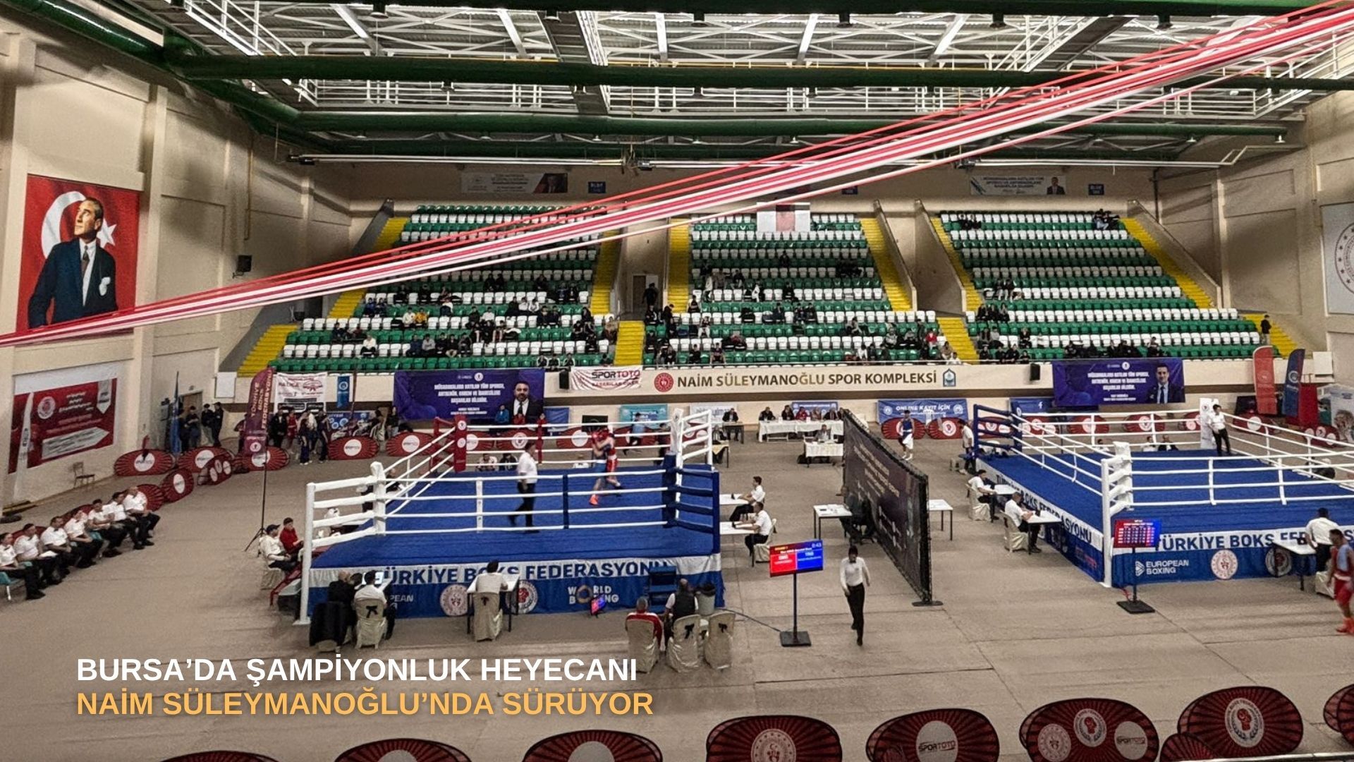 Bursa’da şampiyonluk heyecanı Naim Süleymanoğlu’nda sürüyor
