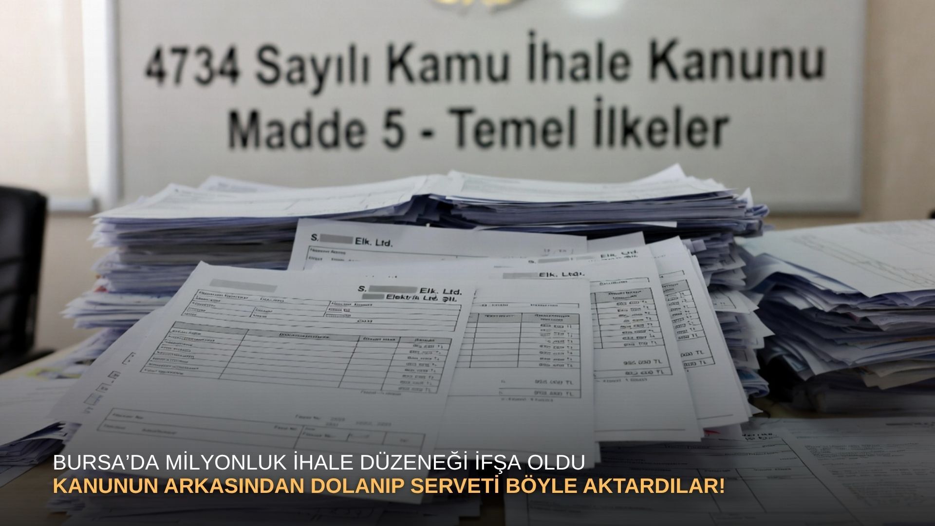 Bursa’da milyonluk ihale düzeneği ifşa oldu: Kanunun arkasından dolanıp serveti böyle aktardılar!