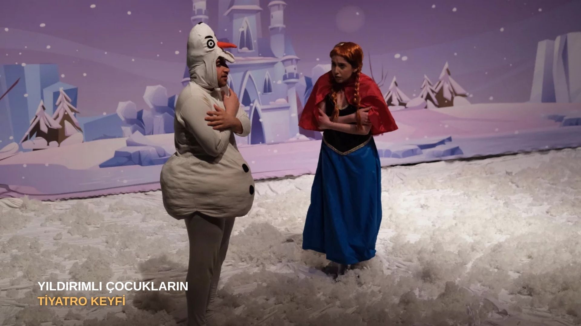 Yıldırımlı çocukların tiyatro keyfi