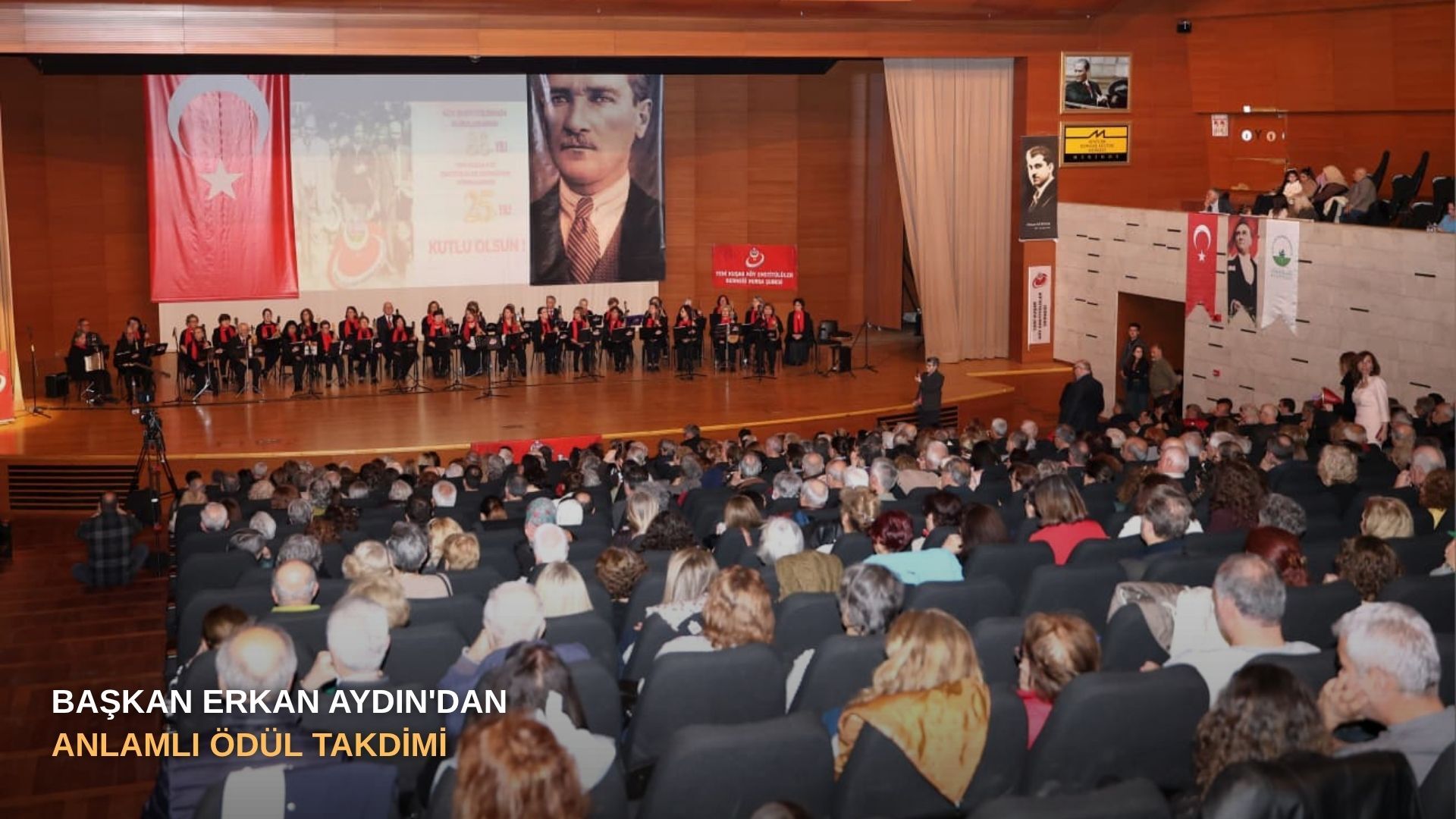 Başkan Erkan Aydın'dan Anlamlı Ödül Takdimi