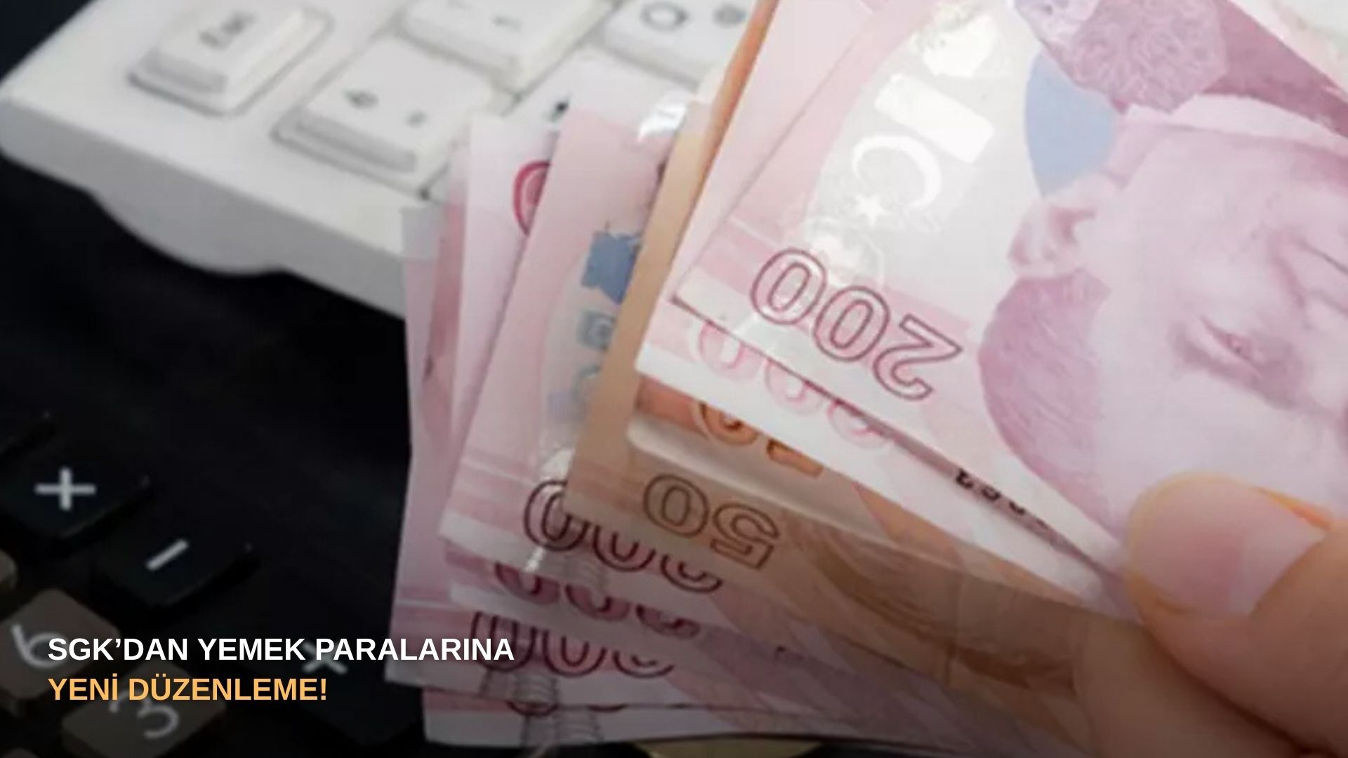 SGK’dan yemek paralarına yeni düzenleme!