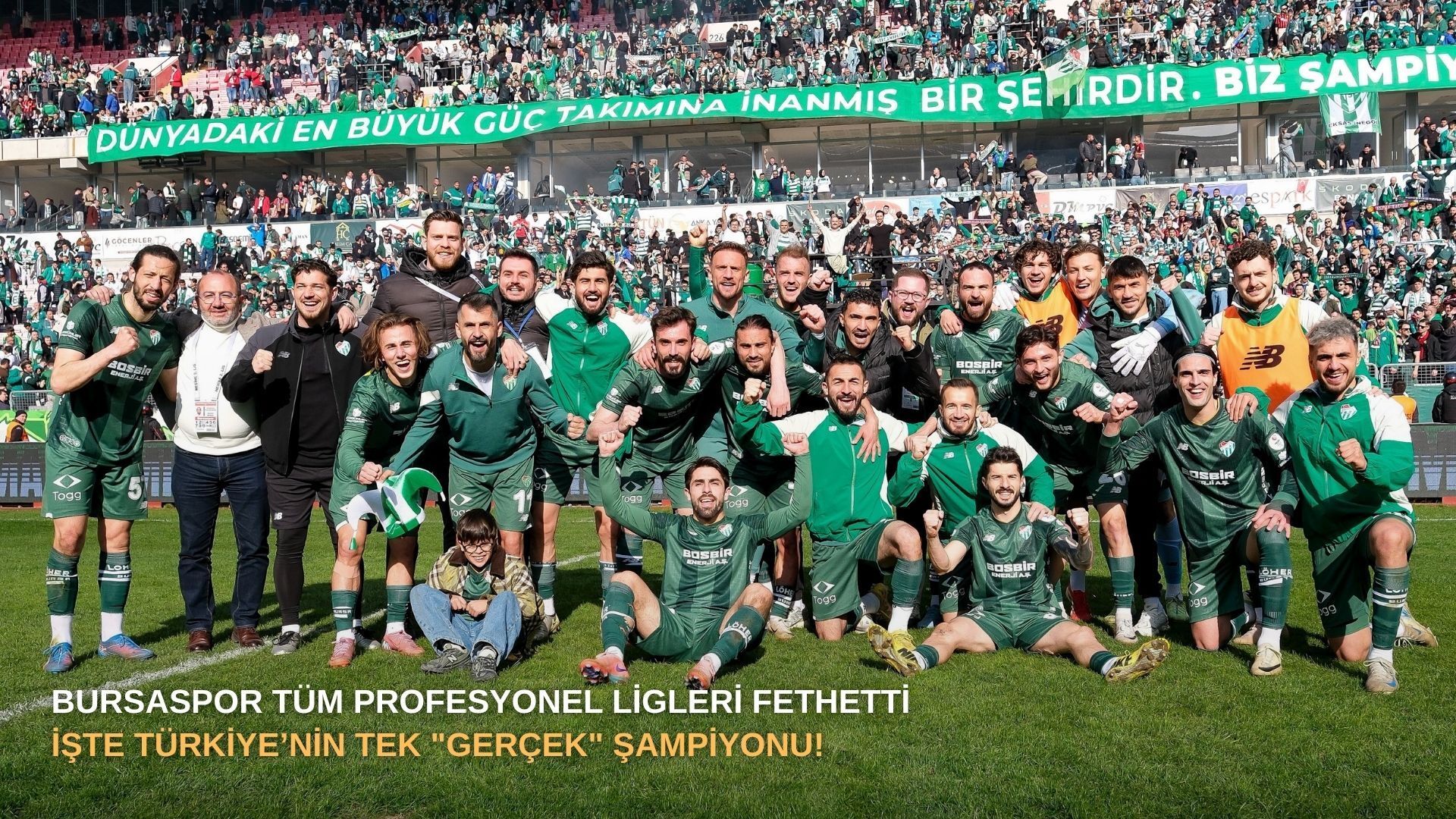 Bursaspor Tüm Profesyonel Ligleri Fethetti: İşte Türkiye’nin Tek "Gerçek" Şampiyonu!