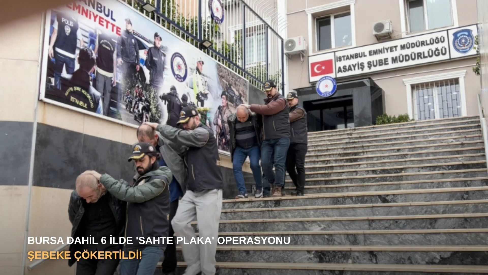 Bursa dahil 6 ilde 'sahte plaka' operasyonu: Şebeke çökertildi!