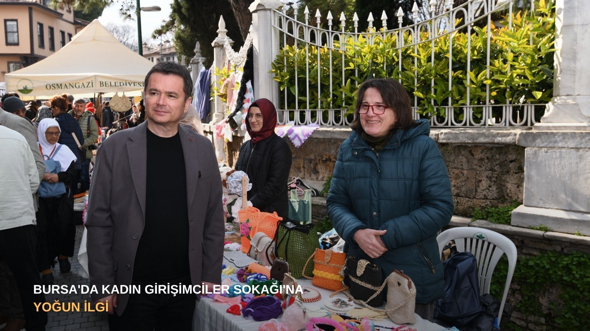 Bursa'da Kadın Girişimciler Sokağı'na yoğun ilgi