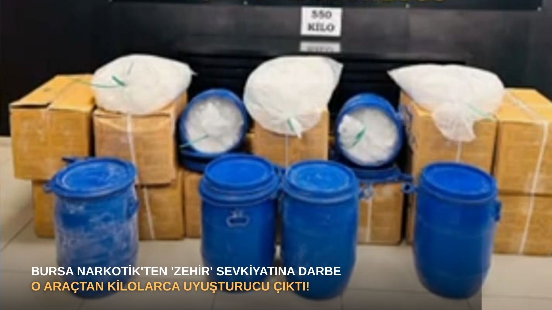 Bursa Narkotik'ten 'zehir' sevkiyatına darbe: O araçtan kilolarca uyuşturucu çıktı!